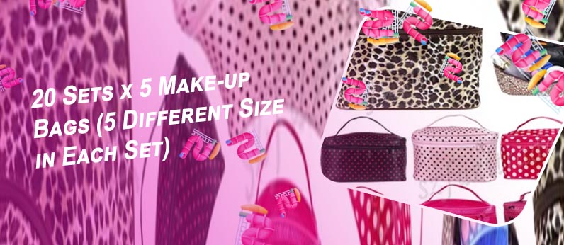 Bulk makeup bags