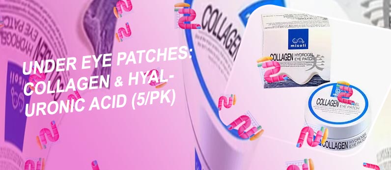 Collagen hydrogel under eye patch