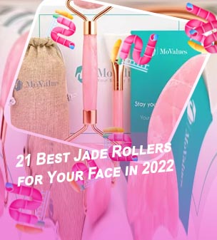 Jade face roller and gua sha