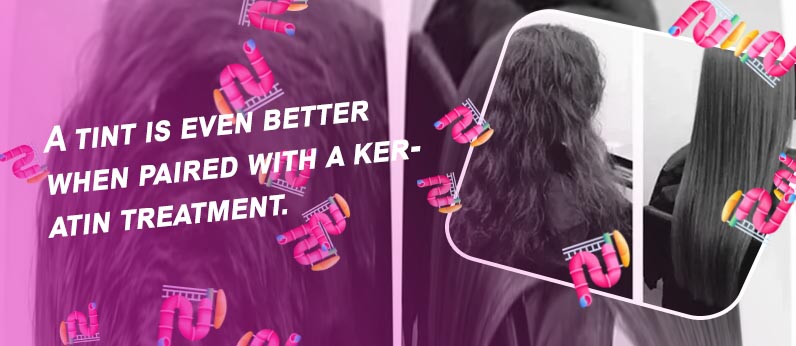 Keratin brow treatment