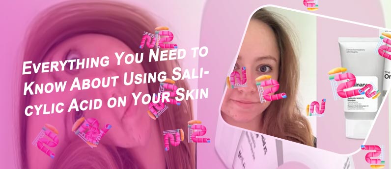 Makeup with salicylic acid