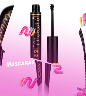 Maroon mascara