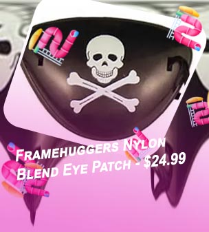 Plastic eye patch