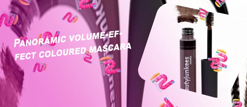 Purple tinted mascara