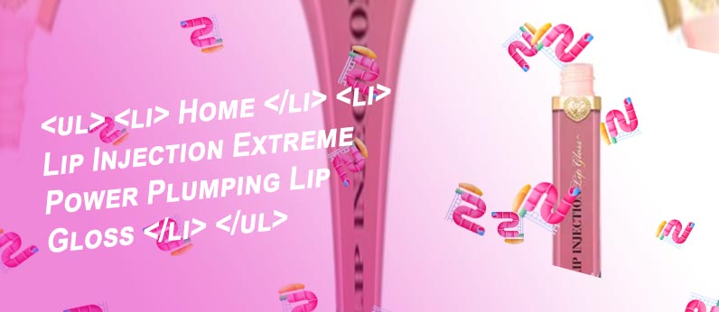 Too faced lip injection power plumping lip gloss